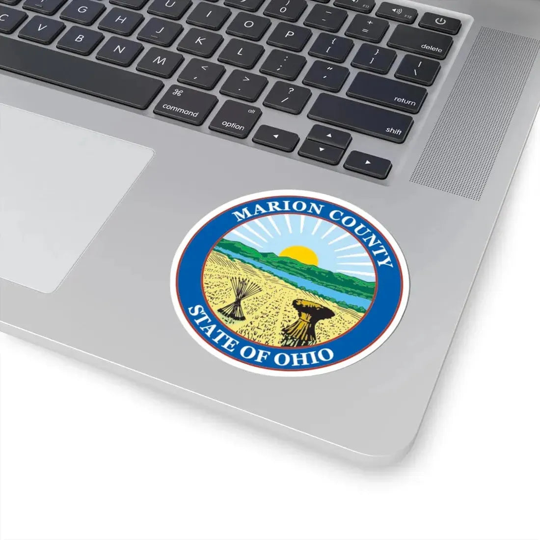 Seal of Marion County Ohio (United States) STICKER Vinyl Kiss-Cut Decal - The Sticker Space