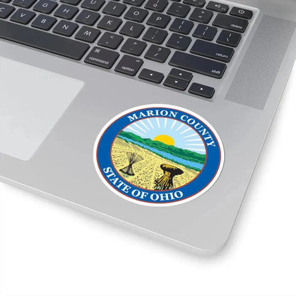 Seal of Marion County Ohio (United States) STICKER Vinyl Kiss-Cut Decal - The Sticker Space