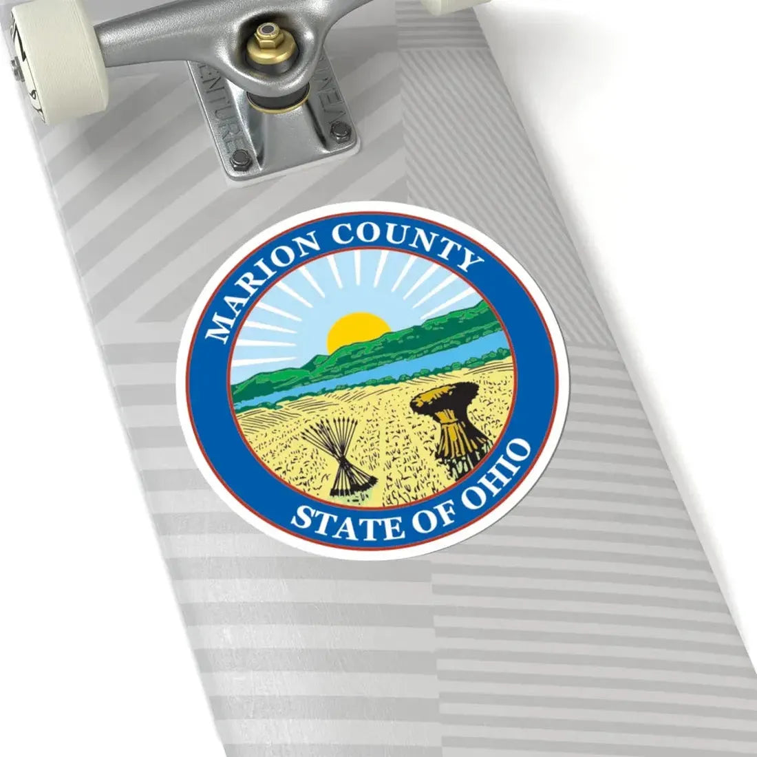 Seal of Marion County Ohio (United States) STICKER Vinyl Kiss-Cut Decal - The Sticker Space
