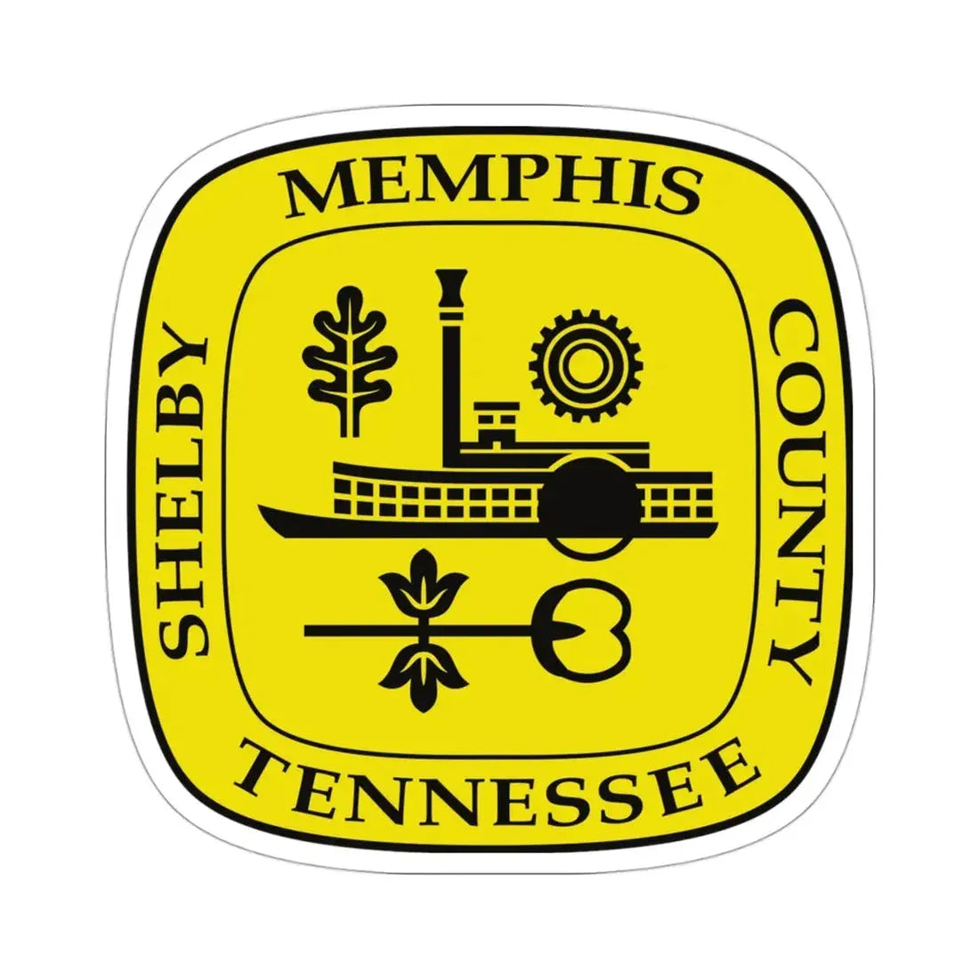 Seal of Memphis TN USA STICKER Vinyl Die-Cut Decal 3 Inch - The Sticker Space