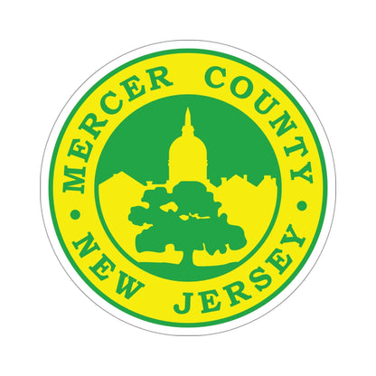 Seal of Mercer County, New Jersey USA STICKER Vinyl Die-Cut Decal-5 Inch-The Sticker Space