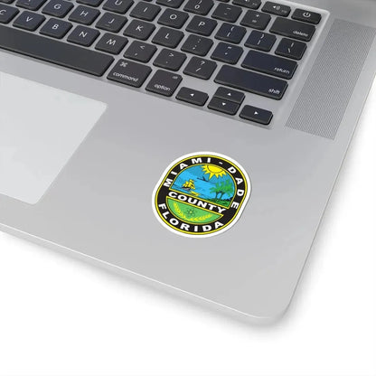 Seal of Miami Dade County Florida (United States) STICKER Vinyl Kiss-Cut Decal - The Sticker Space