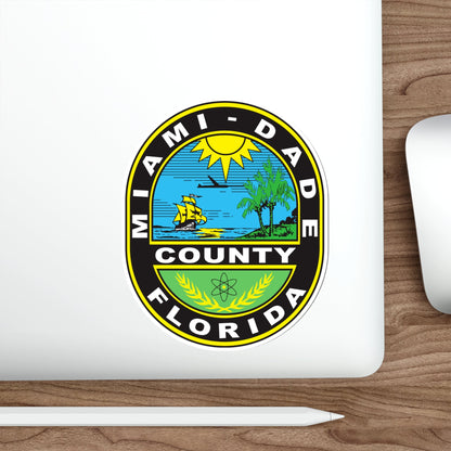 Seal of Miami-Dade County, Florida USA STICKER Vinyl Die-Cut Decal-The Sticker Space