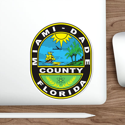 Seal of Miami-Dade County, Florida USA STICKER Vinyl Die-Cut Decal-The Sticker Space