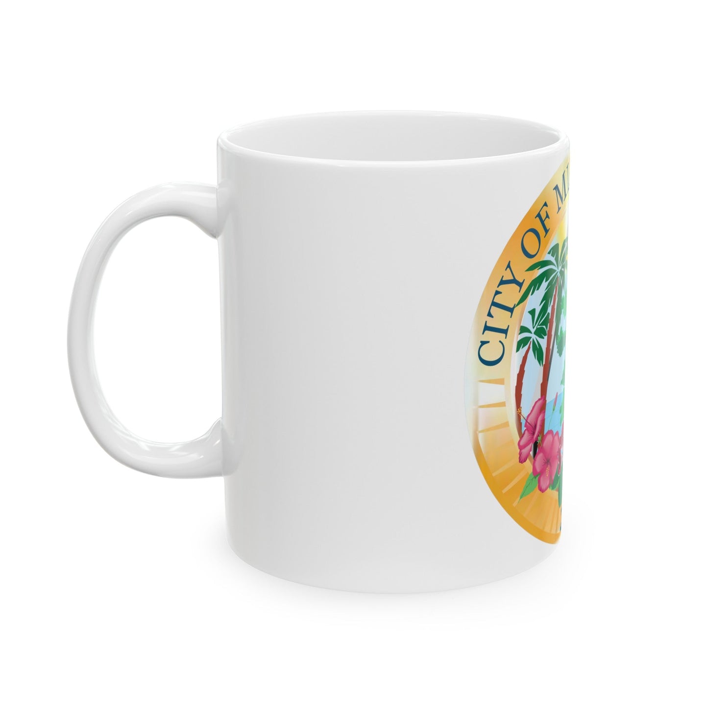 Seal of Miami Gardens Florida - White Coffee Mug-The Sticker Space