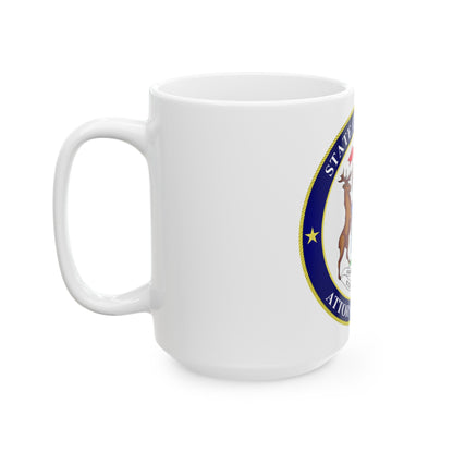 Seal of Michigan Attorney General - White Coffee Mug-The Sticker Space