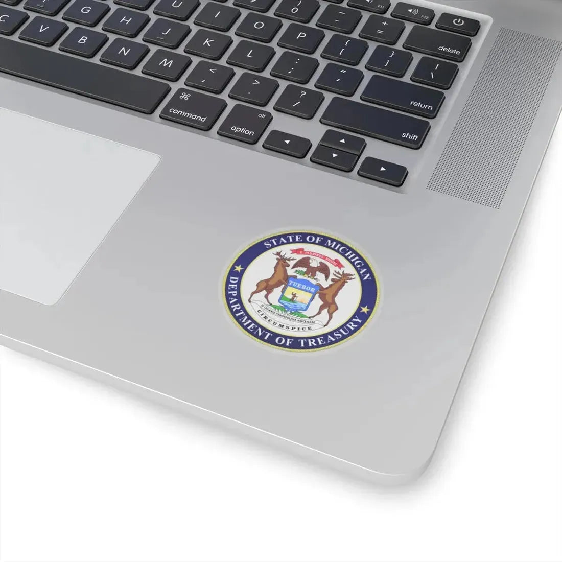 Seal of Michigan Department of Treasury - STICKER Vinyl Kiss-Cut Decal - The Sticker Space