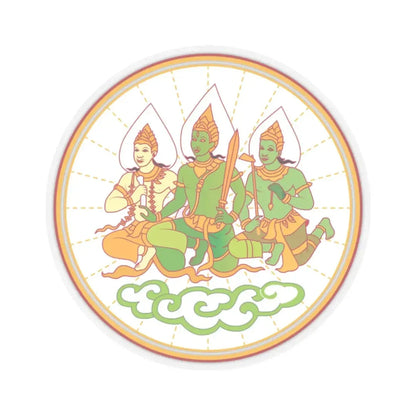 Seal of Ministry of Labour Thailand (Thailand) STICKER Vinyl Kiss-Cut Decal 2 Inch Transparent - The Sticker Space