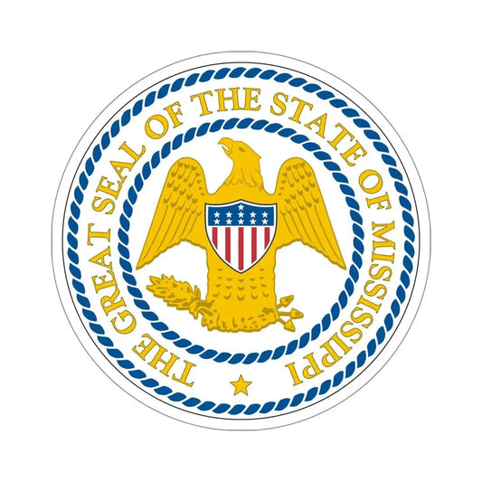 Seal of Mississippi 1879-2014 STICKER Vinyl Die-Cut Decal 3 Inch - The Sticker Space