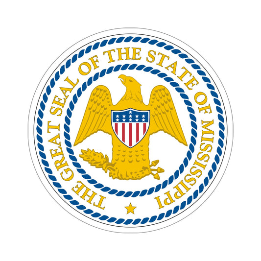 Seal of Mississippi 1879-2014 STICKER Vinyl Die-Cut Decal-6 Inch-The Sticker Space