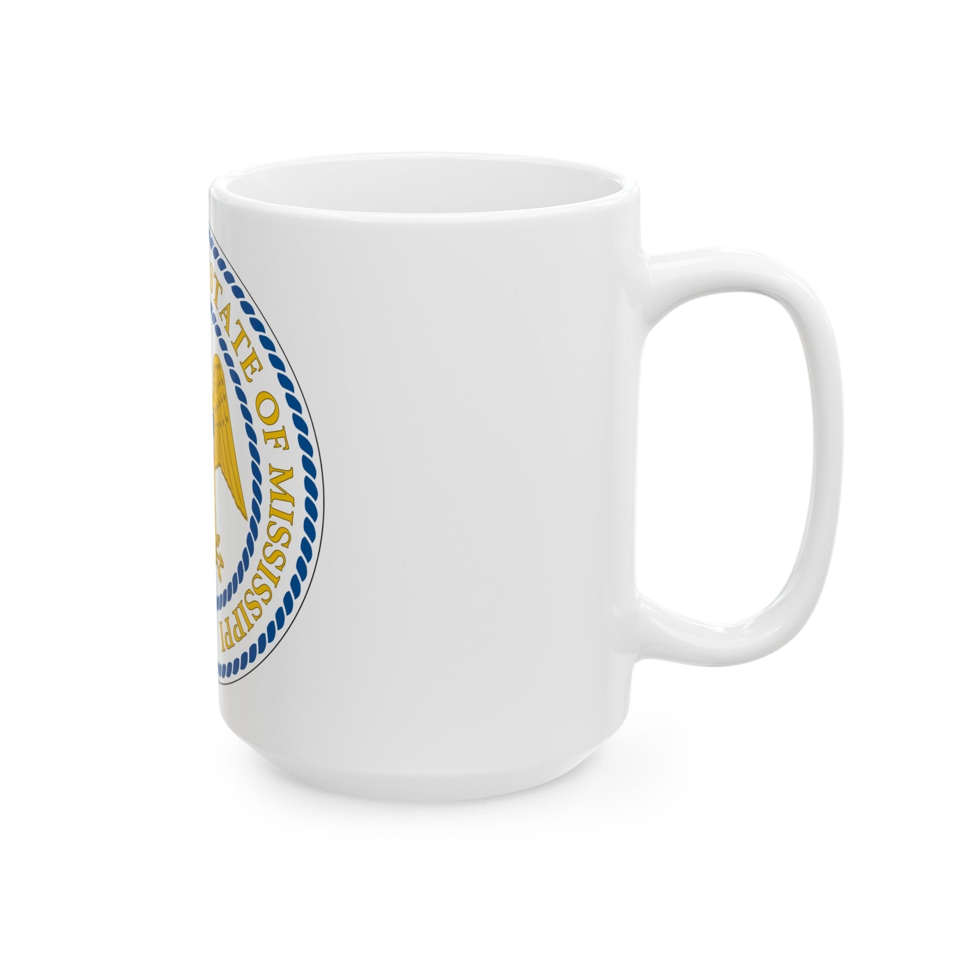 Seal of Mississippi 1879 2014 - White Coffee Mug-The Sticker Space