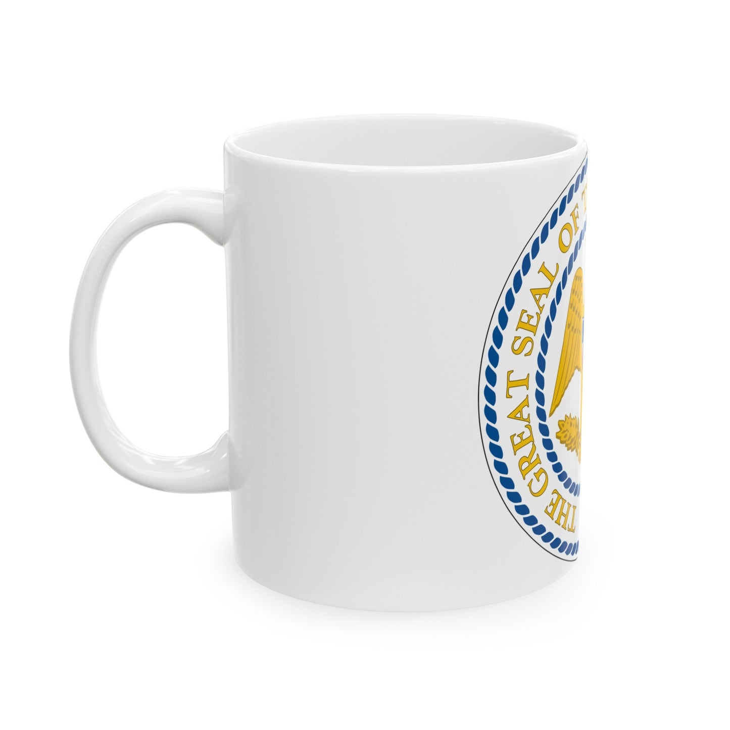 Seal of Mississippi 1879 2014 - White Coffee Mug-The Sticker Space