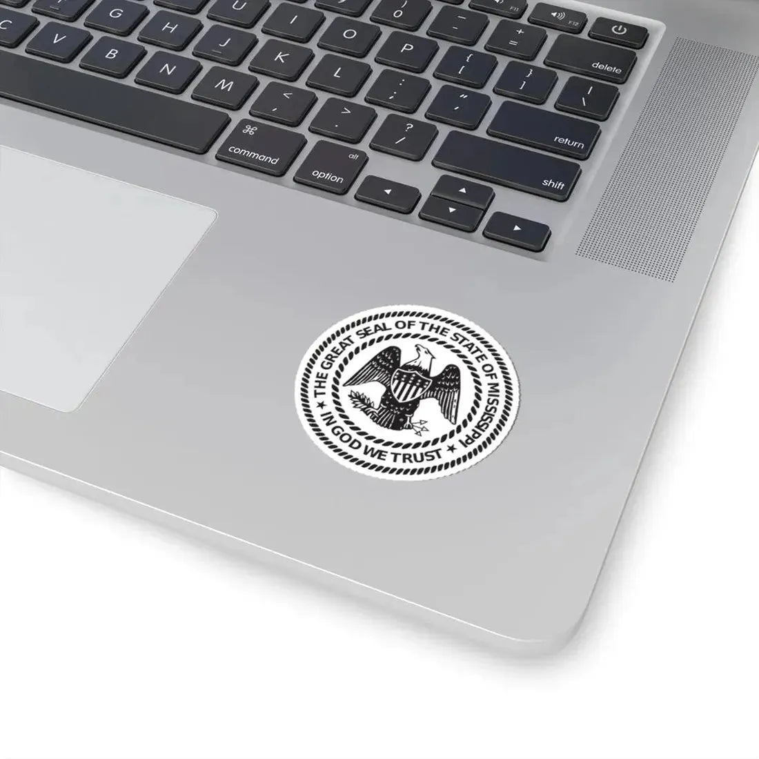 Seal of Mississippi BW (United States) STICKER Vinyl Kiss-Cut Decal - The Sticker Space