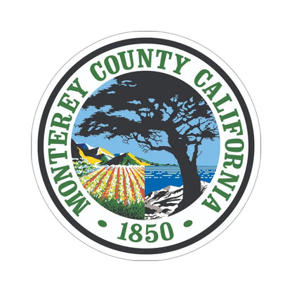 Seal of Monterey County, California USA STICKER Vinyl Die-Cut Decal 3 Inch - The Sticker Space