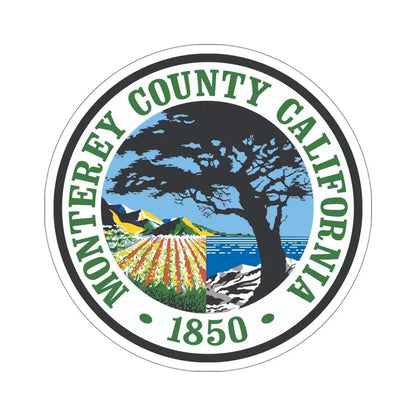 Seal of Monterey County, California USA STICKER Vinyl Die-Cut Decal 6 Inch - The Sticker Space