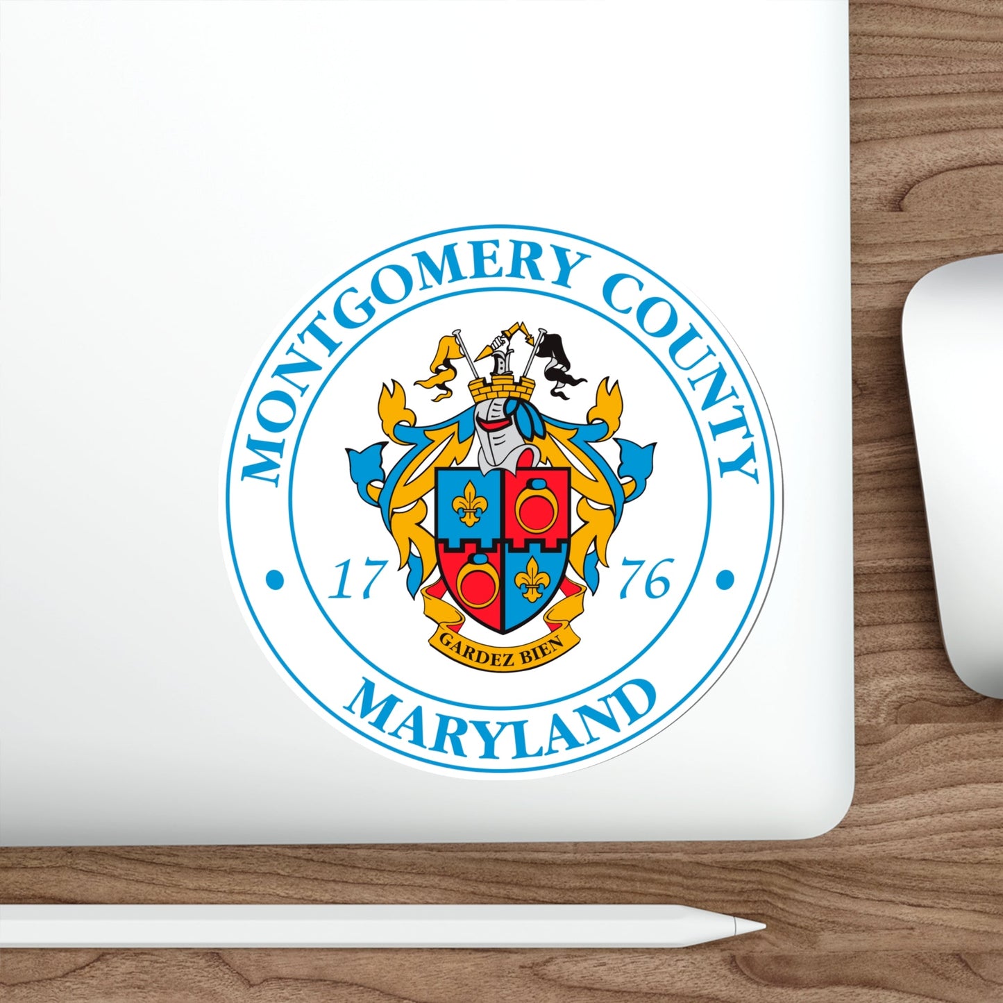 Seal of Montgomery County, Maryland 2 USA STICKER Vinyl Die-Cut Decal-The Sticker Space