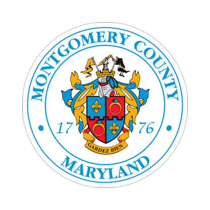 Seal of Montgomery County, Maryland 2 USA STICKER Vinyl Die-Cut Decal-2 Inch-The Sticker Space