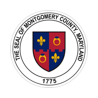 Seal of Montgomery County, Maryland USA STICKER Vinyl Die-Cut Decal 2 Inch - The Sticker Space