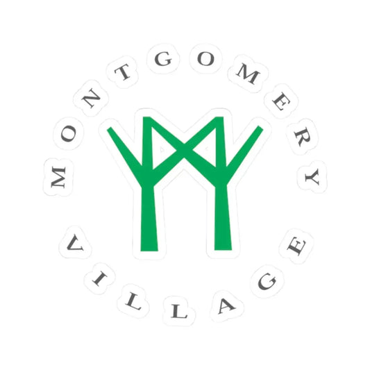 Seal of Montgomery Village Maryland (United States) STICKER Vinyl Kiss-Cut Decal 2 Inch White - The Sticker Space