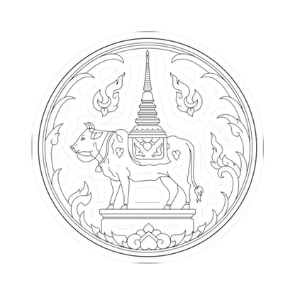Seal of Nan province (Thailand) STICKER Vinyl Kiss-Cut Decal 2 Inch White - The Sticker Space