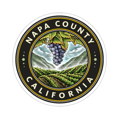 Seal of Napa County, California USA STICKER Vinyl Die-Cut Decal-3 Inch-The Sticker Space