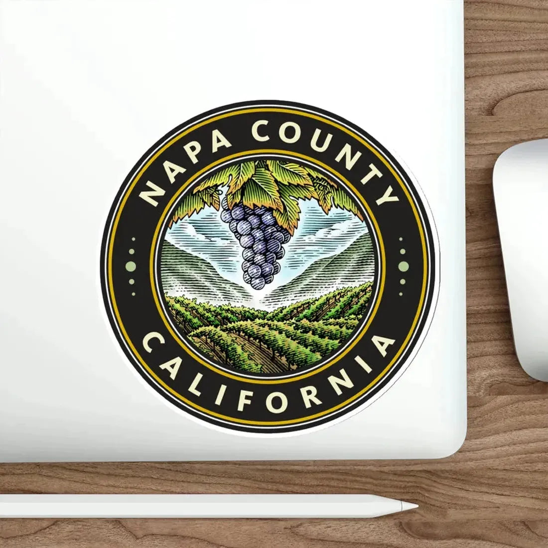 Seal of Napa County, California USA STICKER Vinyl Die-Cut Decal - The Sticker Space