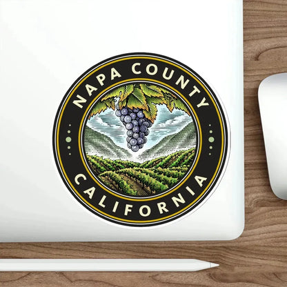 Seal of Napa County, California USA STICKER Vinyl Die-Cut Decal - The Sticker Space