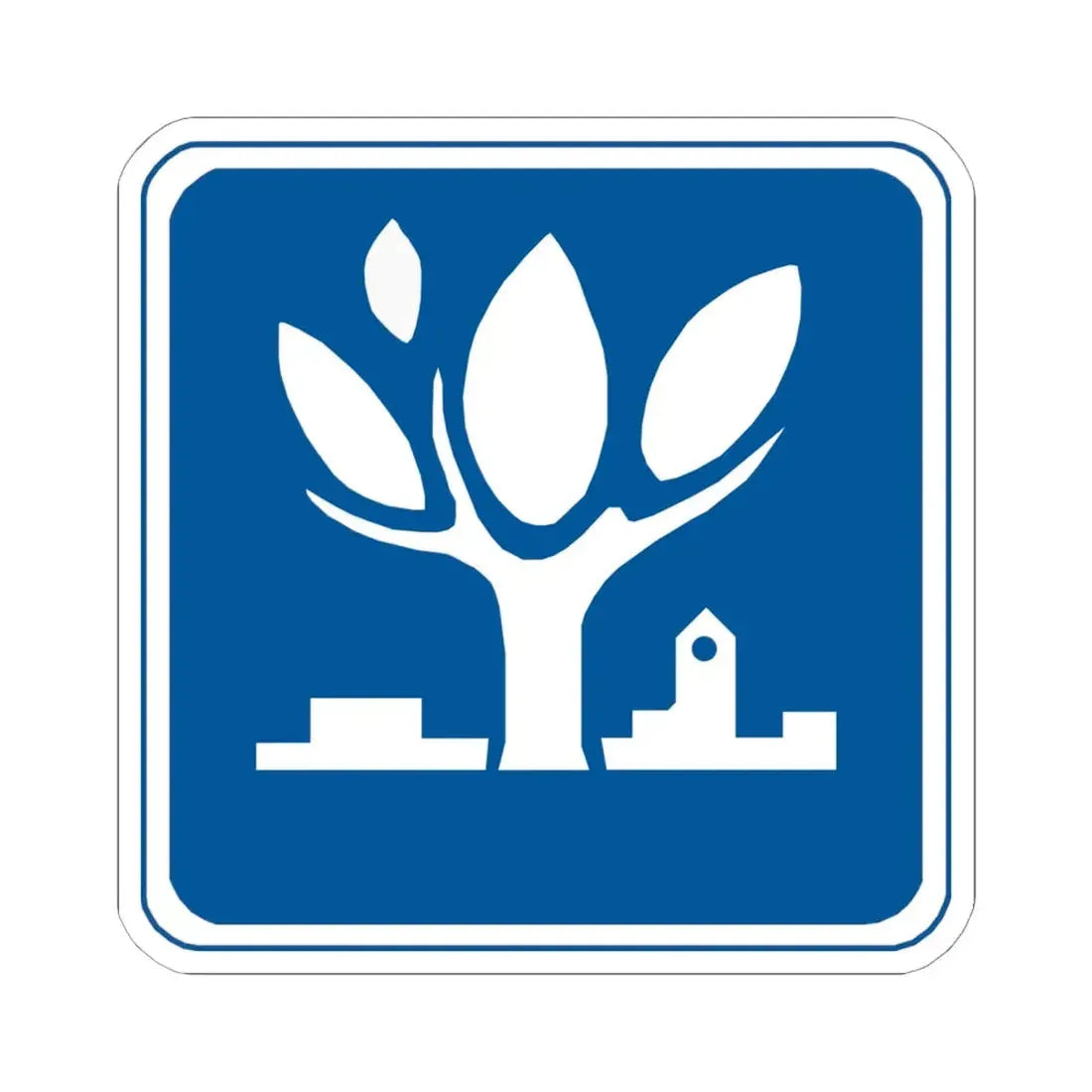 Seal of Naperville Illinois - STICKER Vinyl Kiss-Cut Decal 6 Inch White - The Sticker Space