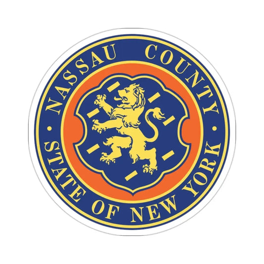 Seal of Nassau County, New York USA STICKER Vinyl Die-Cut Decal 2 Inch - The Sticker Space