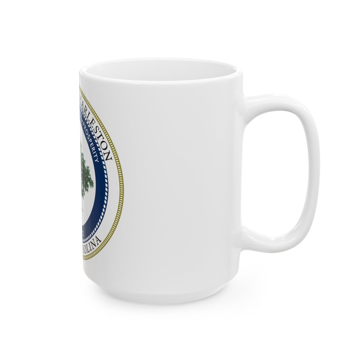 Seal of North Charleston South Carolina - White Coffee Mug-The Sticker Space