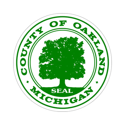 Seal of Oakland County, Michigan USA STICKER Vinyl Die-Cut Decal-4 Inch-The Sticker Space