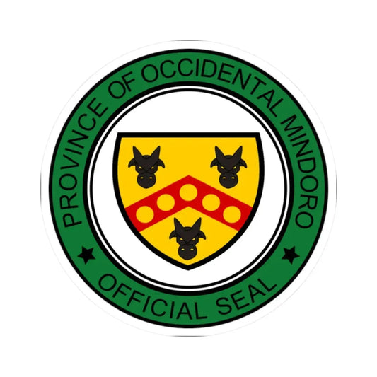 Seal of Occidental Mindoro 1950-1994 (Philippines) STICKER Vinyl Kiss-Cut Decal 2 Inch White - The Sticker Space