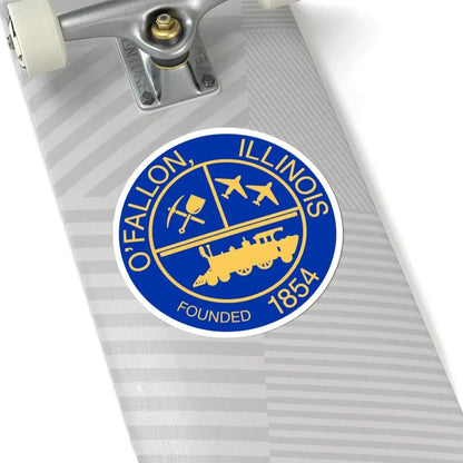 Seal of OFallon Illinois (United States) STICKER Vinyl Kiss-Cut Decal - The Sticker Space