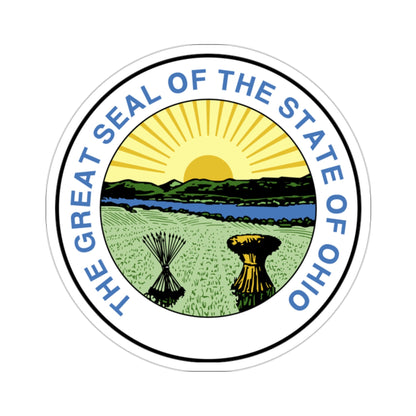 Seal of Ohio 1967-1996 STICKER Vinyl Die-Cut Decal-2 Inch-The Sticker Space