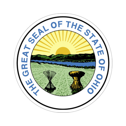 Seal of Ohio 1967-1996 STICKER Vinyl Die-Cut Decal-3 Inch-The Sticker Space