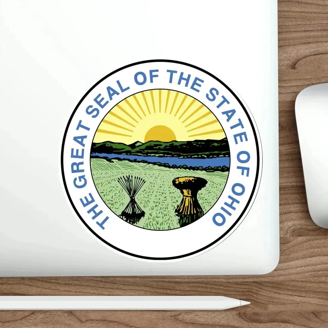 Seal of Ohio 1967-1996 STICKER Vinyl Die-Cut Decal - The Sticker Space