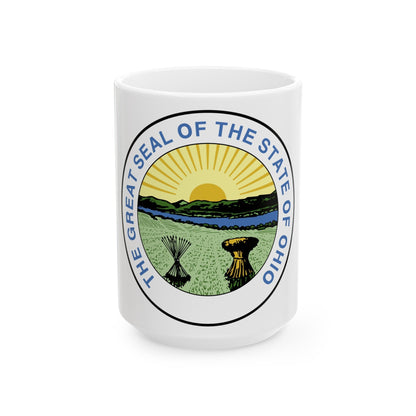 Seal of Ohio 1967 1996 - White Coffee Mug-15oz-The Sticker Space