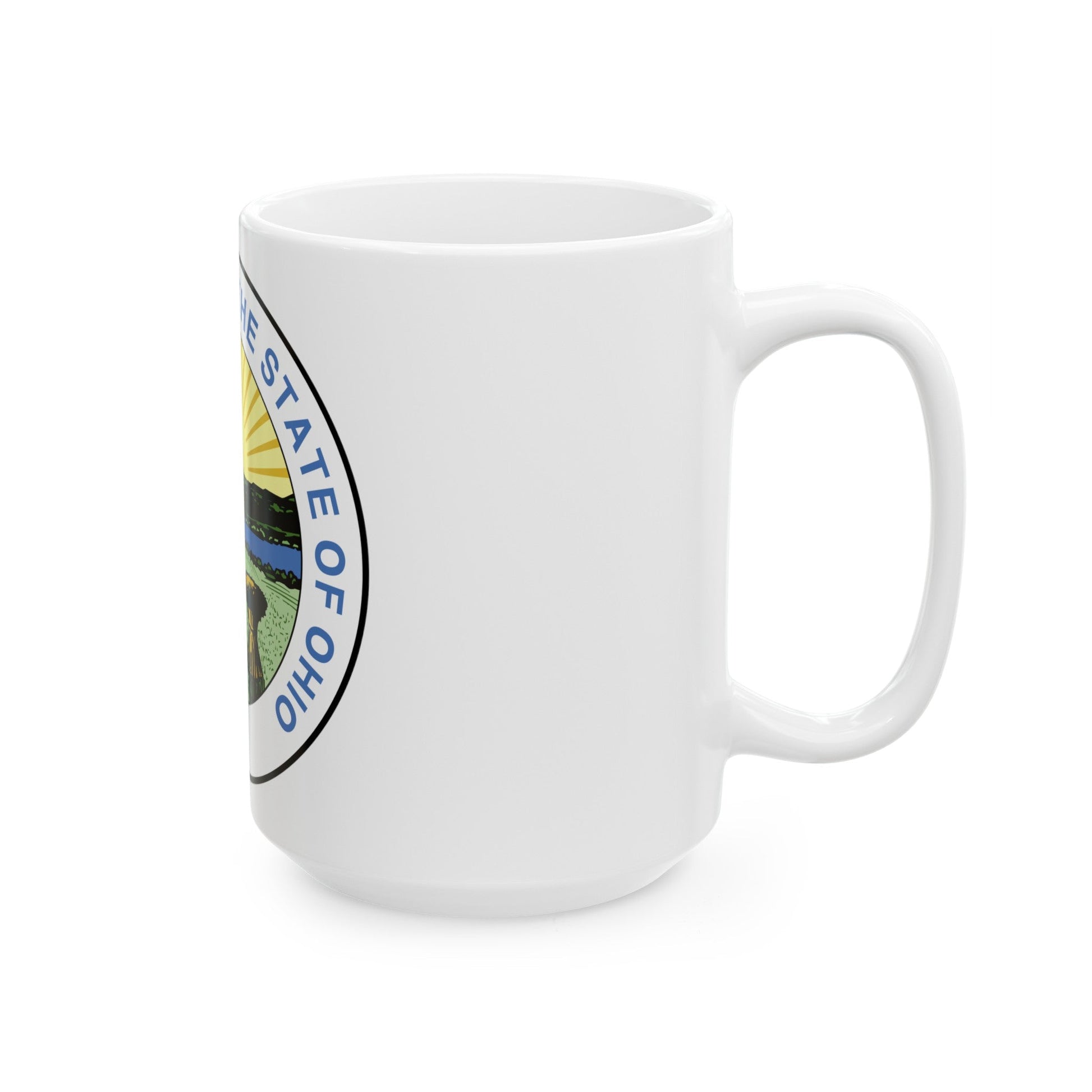 Seal of Ohio 1967 1996 - White Coffee Mug-The Sticker Space