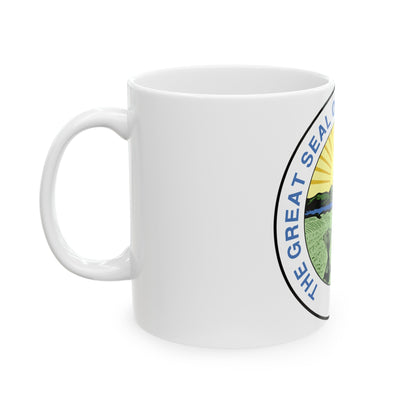 Seal of Ohio 1967 1996 - White Coffee Mug-The Sticker Space