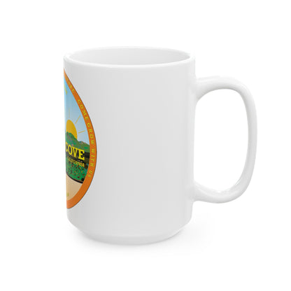 Seal of Orange Cove California - White Coffee Mug-The Sticker Space