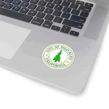 Seal of Palo Alto California - STICKER Vinyl Kiss-Cut Decal - The Sticker Space