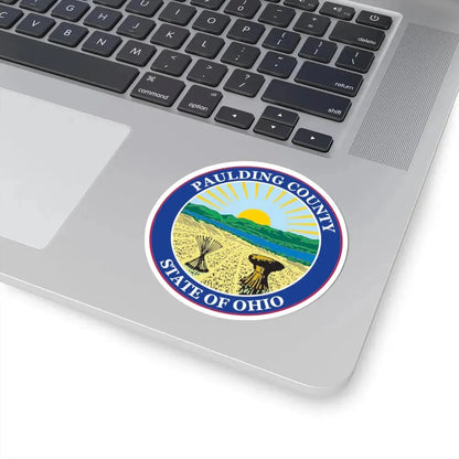 Seal of Paulding County Ohio (United States) STICKER Vinyl Kiss-Cut Decal - The Sticker Space