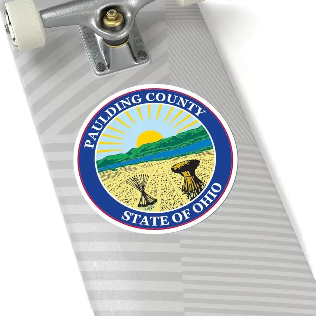 Seal of Paulding County Ohio (United States) STICKER Vinyl Kiss-Cut Decal - The Sticker Space