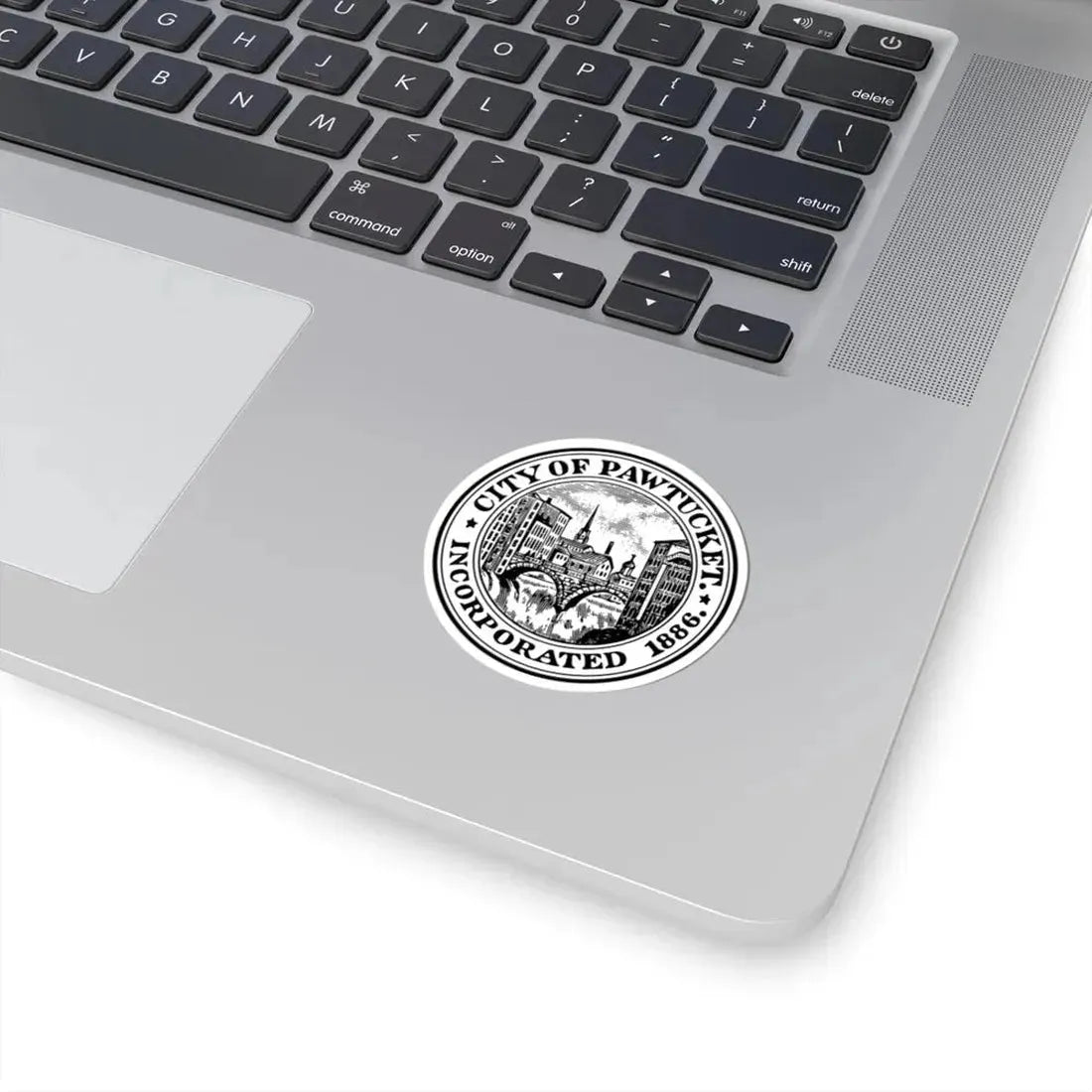 Seal of Pawtucket Rhode Island (United States) STICKER Vinyl Kiss-Cut Decal - The Sticker Space