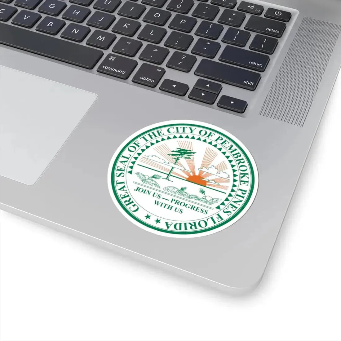 Seal of Pembroke Pines Florida (United States) STICKER Vinyl Kiss-Cut Decal - The Sticker Space