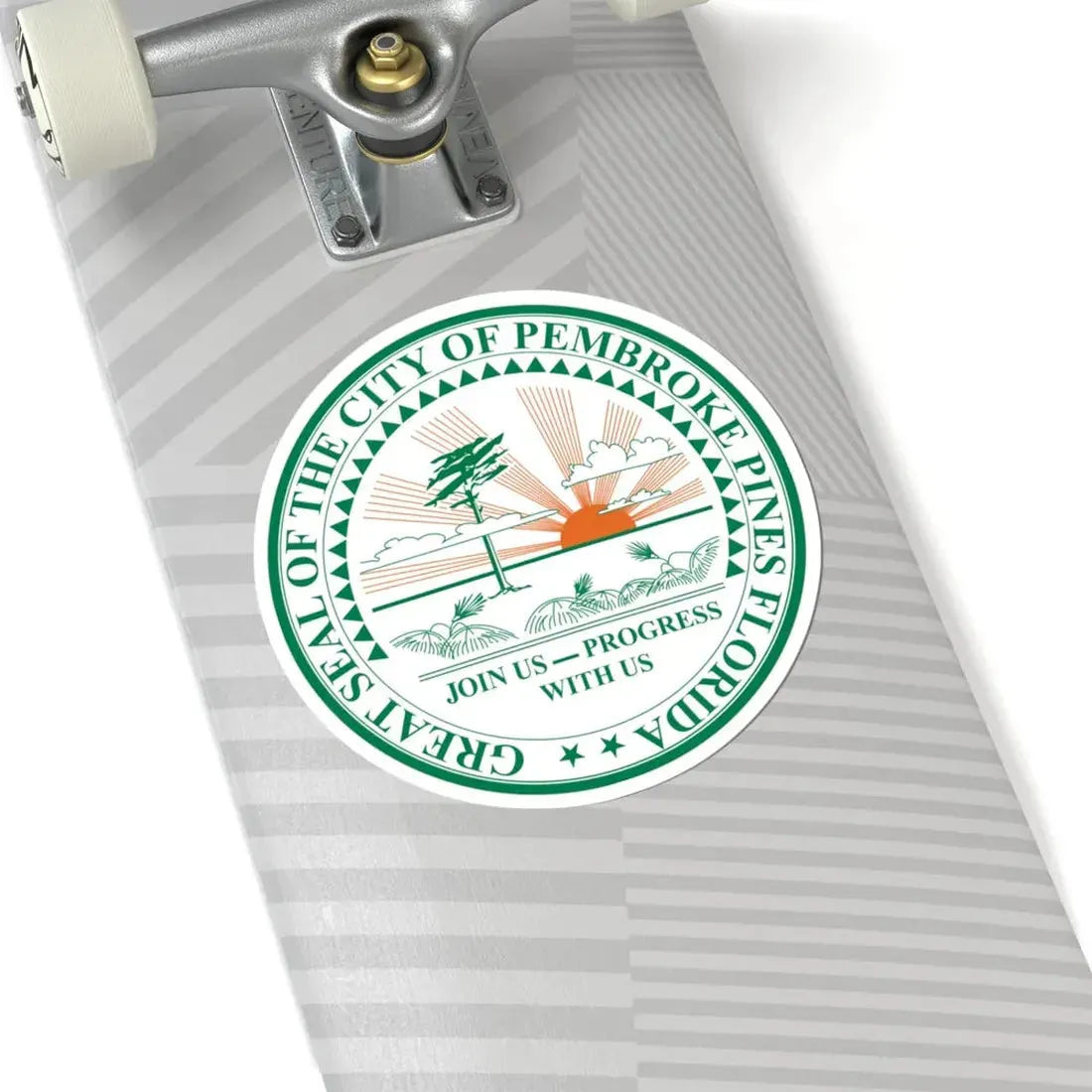Seal of Pembroke Pines Florida (United States) STICKER Vinyl Kiss-Cut Decal - The Sticker Space