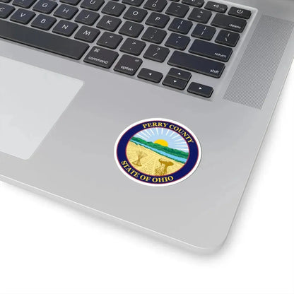 Seal of Perry County Ohio (United States) STICKER Vinyl Kiss-Cut Decal - The Sticker Space