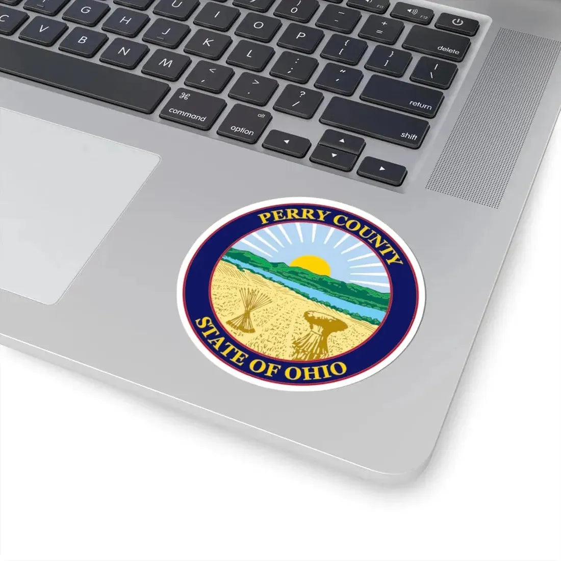 Seal of Perry County Ohio (United States) STICKER Vinyl Kiss-Cut Decal - The Sticker Space