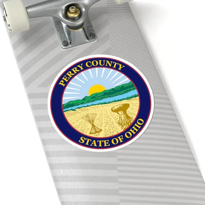 Seal of Perry County Ohio (United States) STICKER Vinyl Kiss-Cut Decal - The Sticker Space