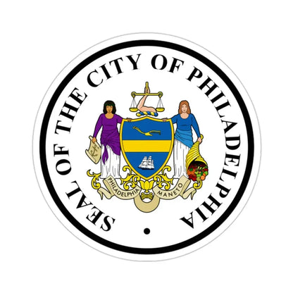 Seal of Philadelphia Pennsylvania USA STICKER Vinyl Die-Cut Decal 2 Inch - The Sticker Space